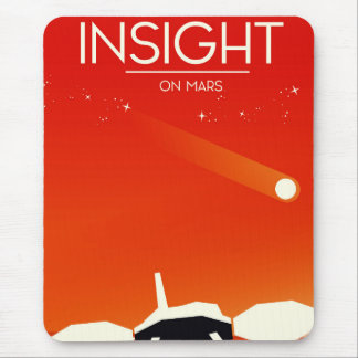 Insight Mars Lander Space Art Mouse Pad