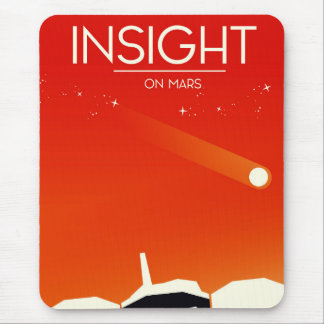 Insight Mars Lander Space Art Mouse Pad