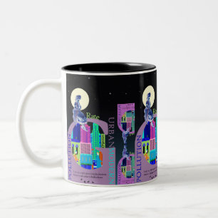 Insights on city life Two-Tone coffee mug