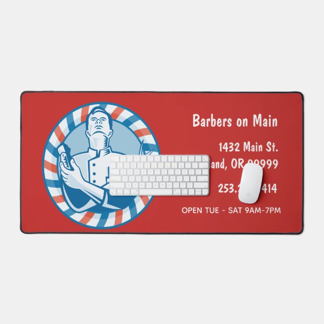 Insigne Barbre Retro Personnalisé (Clavier et souris)