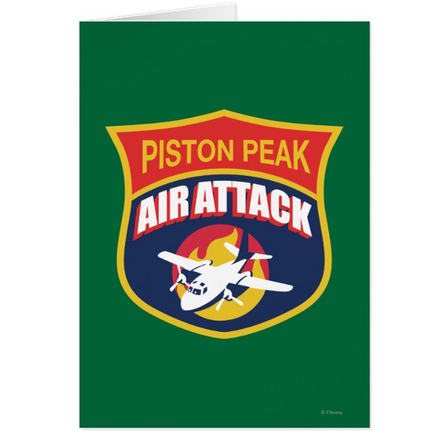 Insigne d'attaque aérienne Piston Peak (Devant)