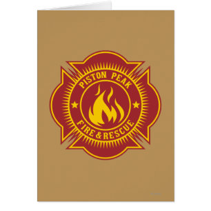 Insigne de feu et de Secourt Piston Peak