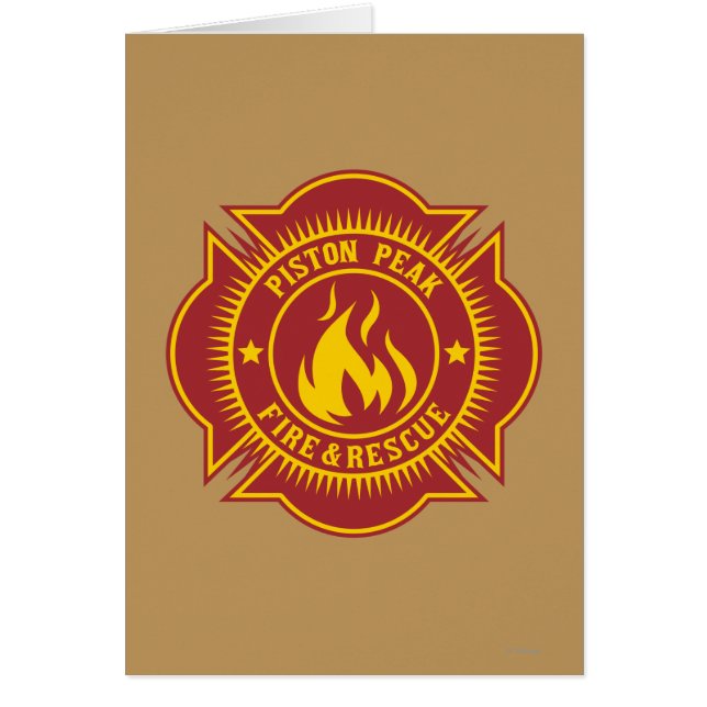 Insigne de feu et de Secourt Piston Peak (Devant)