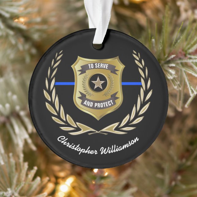Insigne de policier personnalisé (Arbre)