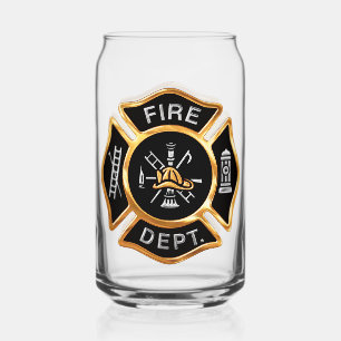 Insigne de pompier du service d'incendie d'or