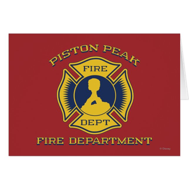 Insigne du service d'incendie de Piston Peak (Devant horizontal)
