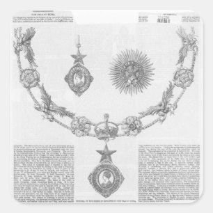 Insignia of the Order of Knighthood Square Sticker