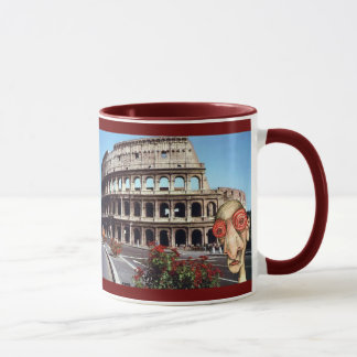 Insomniac Visits Rome Colisseum Mug