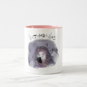 Insomnie de milieu de vie drôle Zombie Mug