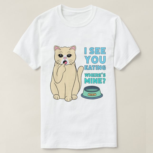Inspecteur alimentaire Cat | T-shirt (Design devant)
