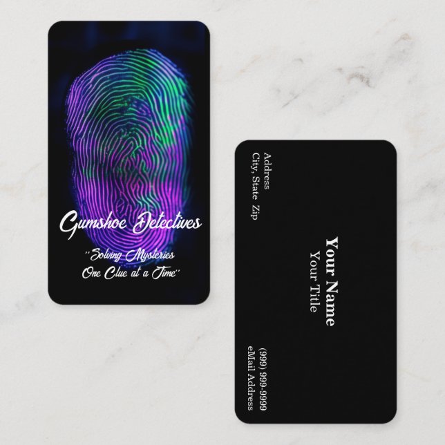 Inspecteur / Carte de visite de sécurité (Devant / Derrière)