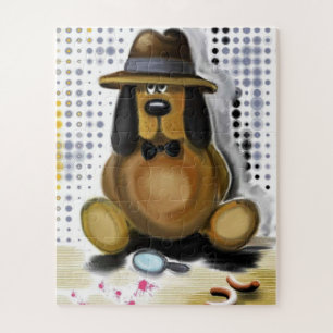 Inspecteur Chien Jigsaw Puzzle amusant cadeau cade