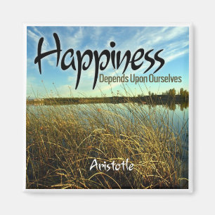 Inspiration -- Aristotle and Happiness Magnet
