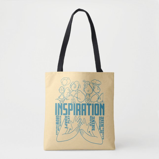 Inspiration - ASL Design Tote Bag (Front)