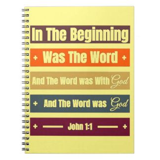 Inspiration Bible Verse Carnet Spiral