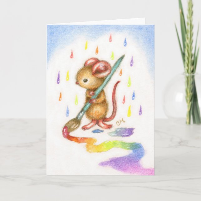 Inspiration - Carte d'art pour souris (Devant)