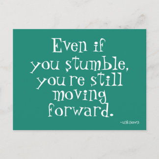 Inspiration de réussite - Carte postale motivation