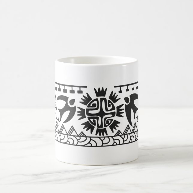 Inspiration du jour Mug de tatouage polynésien (Centre)
