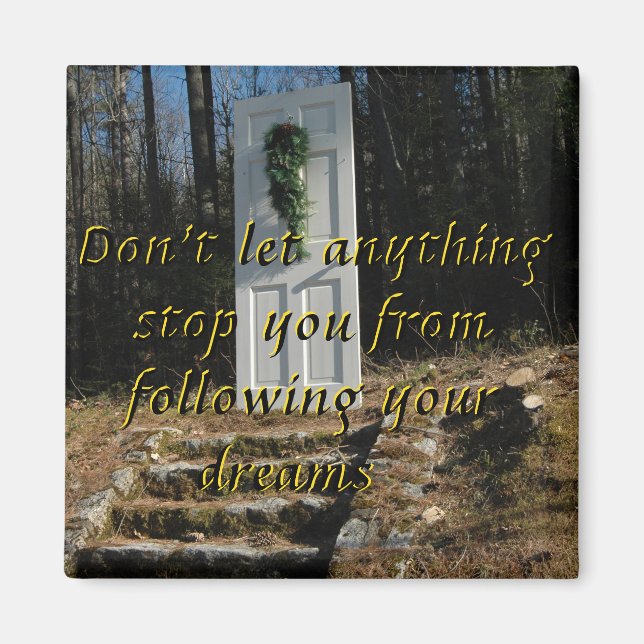 Inspiration Encourageant Aimant Voyage (Devant)