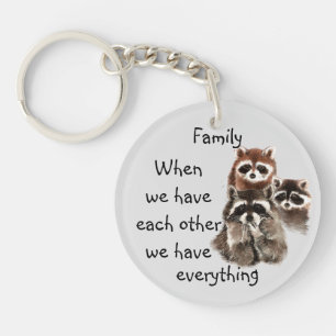Inspiration Famille Citation Fun Raccoon Personnal