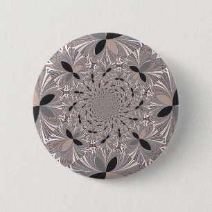 Inspiration Flower 2 Inch Round Button