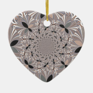 Inspiration Flower Ceramic Ornament