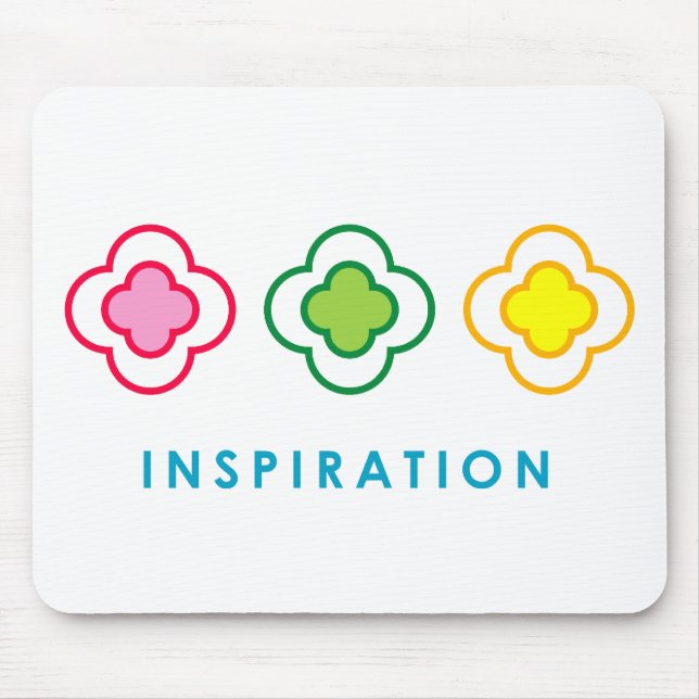 Inspiration (Flowers) Mouse Pad (Front)