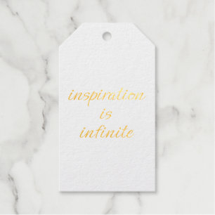 Inspiration Foil Gift Tag