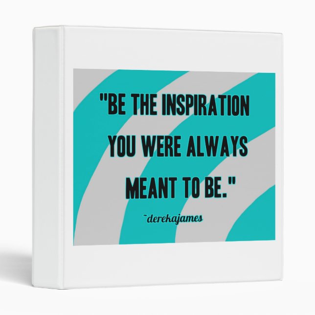 Inspiration Folder Binder (Front/Spine)