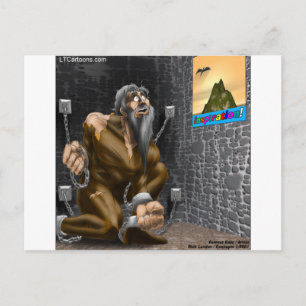 Inspiration - Funny Motivation Cartoon Postcard