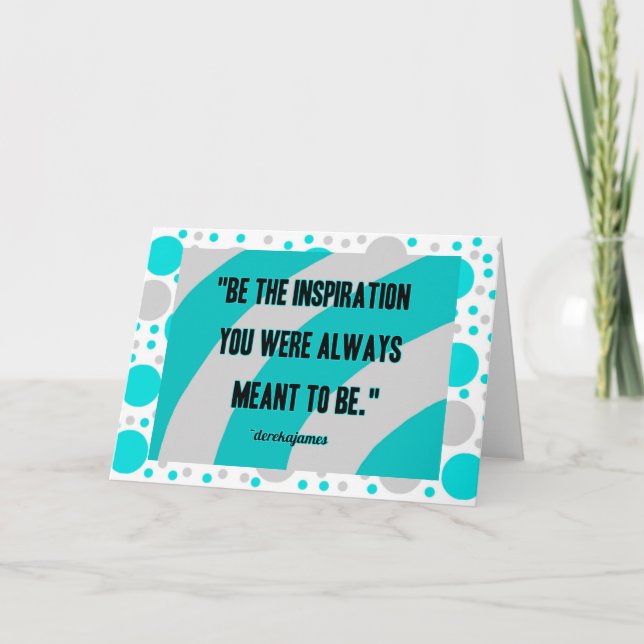 Inspiration Greeting Card (Front)