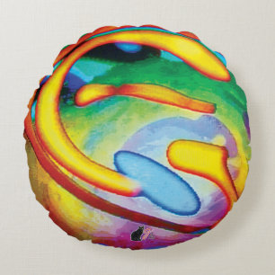 Inspiration Loops Round Pillow
