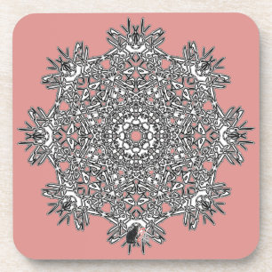 Inspiration Octa Glyph Dawn Coaster