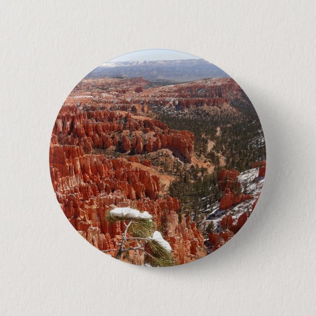 Inspiration Point at Bryce Canyon I 2 Inch Round Button (Front)