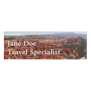 Inspiration Point at Bryce Canyon I Name Tag