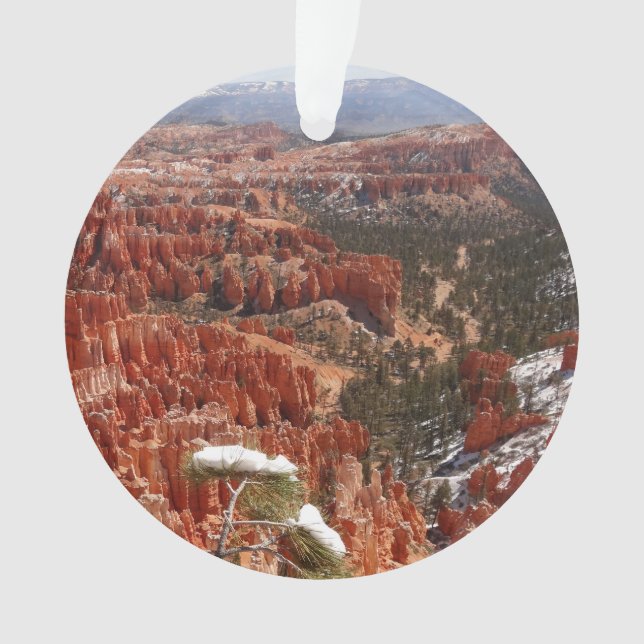 Inspiration Point at Bryce Canyon I Ornament (Front)