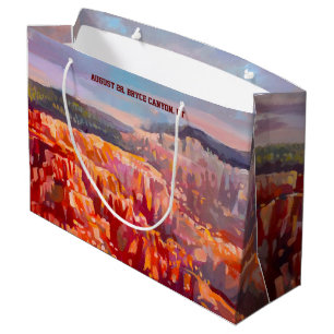 Inspiration Point Byce Canyon Utah Large Gift Bag