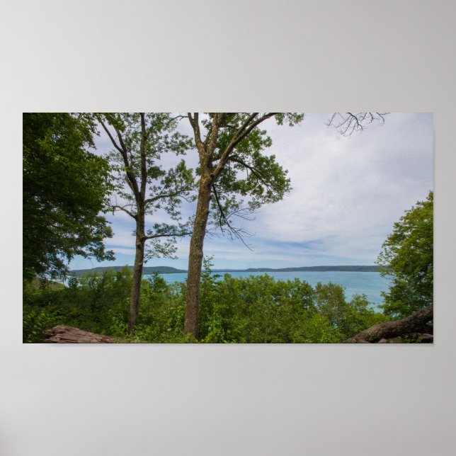 Inspiration Point, Glen Helen Lake, Michigan. Poster (Front)