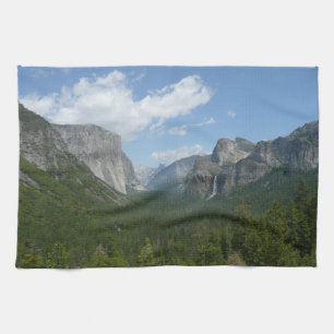 Inspiration Point in Yosemite National Park Kitchen Towel