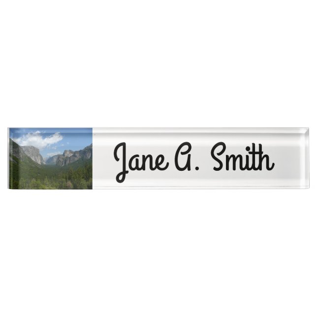 Inspiration Point in Yosemite National Park Nameplate (Front)