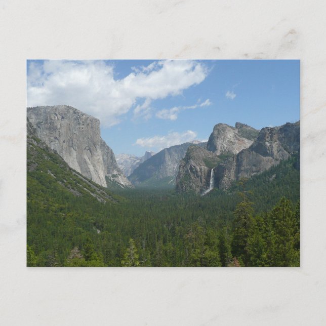 Inspiration Point in Yosemite National Park Postcard (Front)