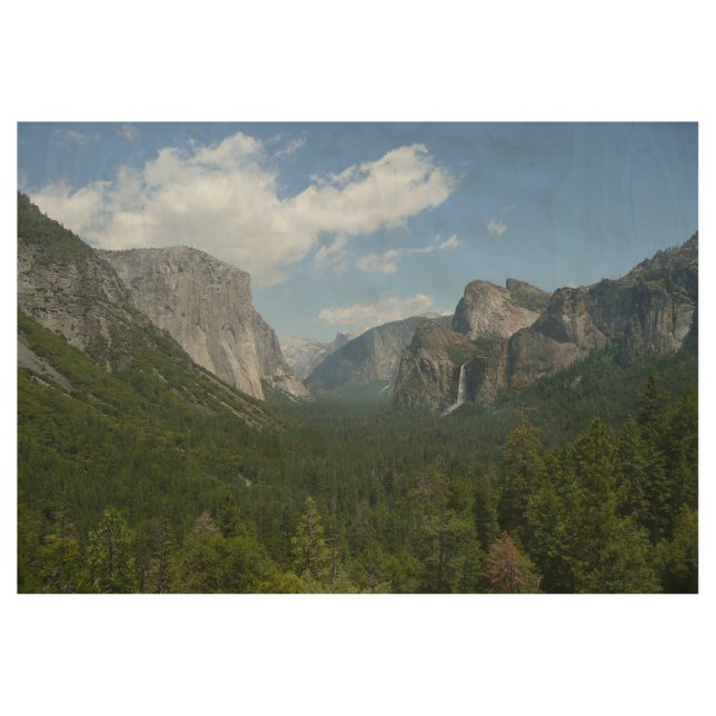 Inspiration Point in Yosemite National Park Wood Poster (Front)