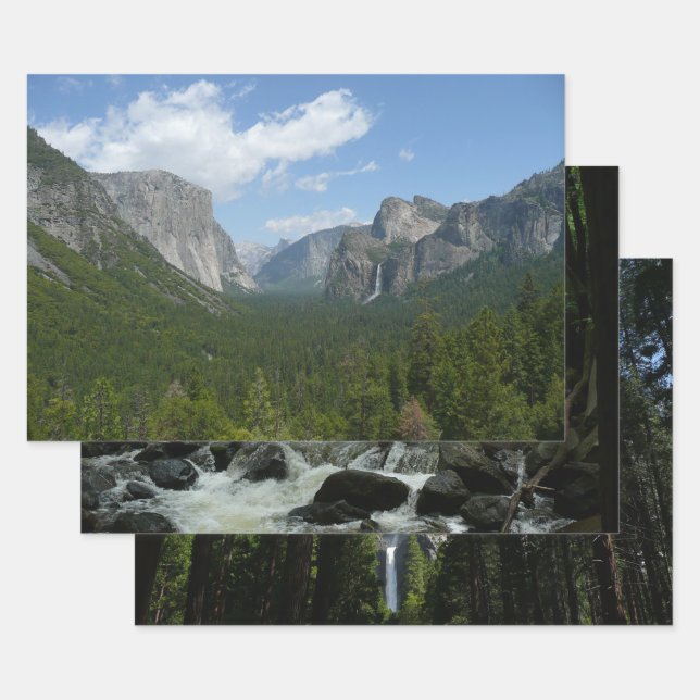 Inspiration Point in Yosemite National Park Wrapping Paper Sheet (Set)