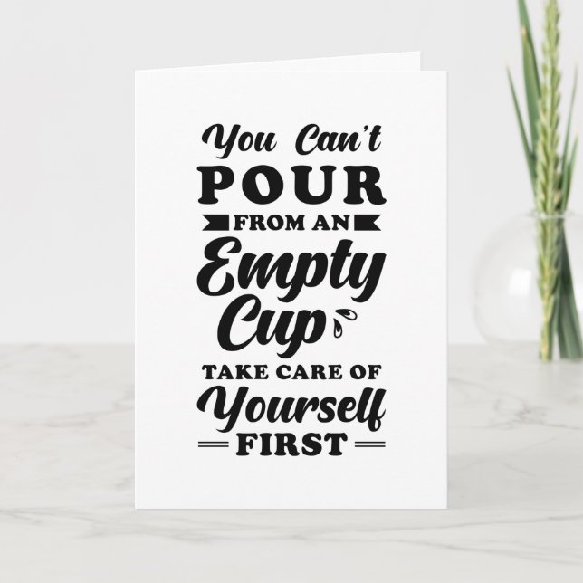 Inspiration Quote Self Care Card (Front)