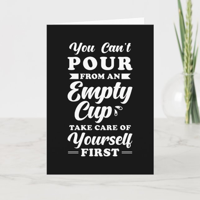 Inspiration Quote Self Care Card (Front)