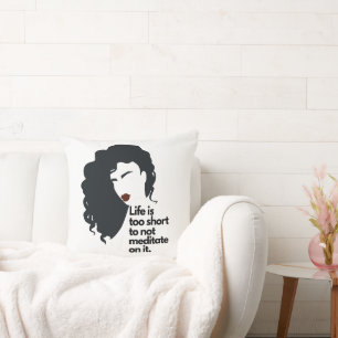Inspiration Quote Throw Pillow