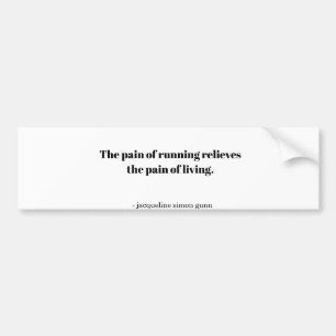 Inspiration runners  bumper sticker