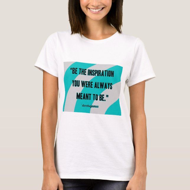 Inspiration Women's White Basic T Shirt (Front)