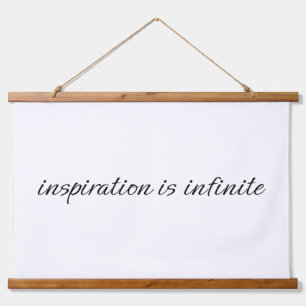 Inspiration Wood Topped Wall Tapestry