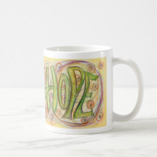 Inspiration Word Art Café Mugs